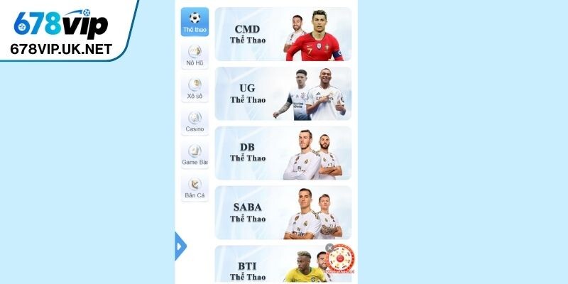 Khái quát chung về sảnh thể thao 678vip