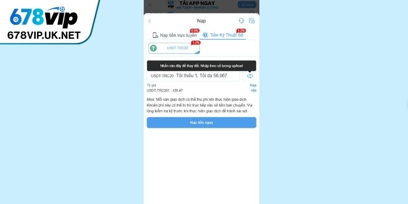 Nạp tiền an toàn những điều cần lưu ý